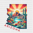 Colorful Arizona State Design - State & Cities DTF Heat Transfer ready2transfer