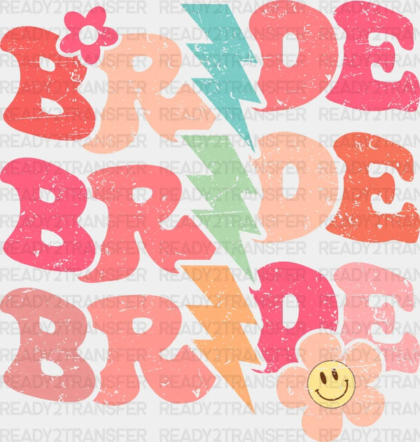 Colorful Bride DTF Transfer