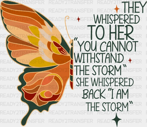 Colorful Butterfly DTF Transfer