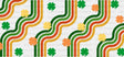 Colorful Clovers - St Patrick Cup Wrap Uv Sticker Permanent Dtf Decal