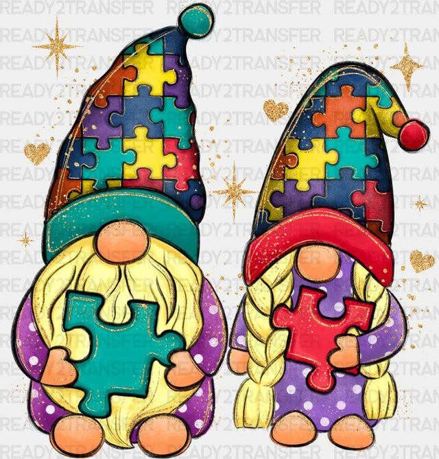 Colorful Dwarf Puzzle DTF Transfer ready2transfer