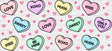 Colorful Hearts - Valentine’s Day Cup Wrap Uv Sticker Permanent Dtf Decal