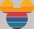 Colorful Mickey Head DTF Heat Transfer, Disney Vacation Design, Mickey Minnie DTF - ready2transfer