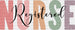 Colorful Registered Nurse Cursive Design - Registered Nurse DTF Transfers ready2transfer Black