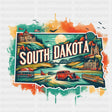 Colorful South Dakota State Design - State & Cities DTF Heat Transfer ready2transfer