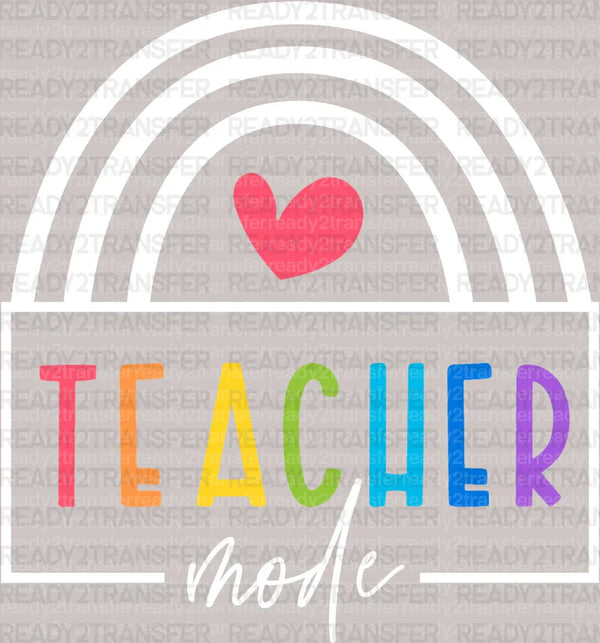 Colorful Teacher Mode DTF Heat Transfer