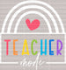 Colorful Teacher Mode DTF Heat Transfer ready2transfer White