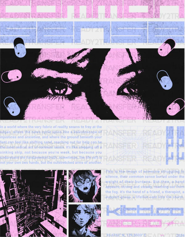 Common Sense - Anime DTF heat transfer