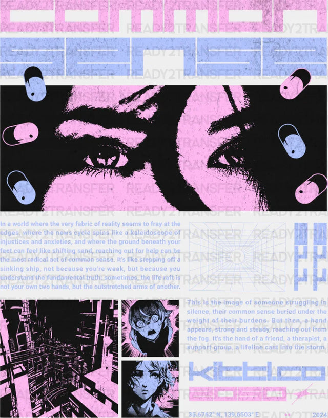 Common Sense - Anime Dtf Heat Transfer