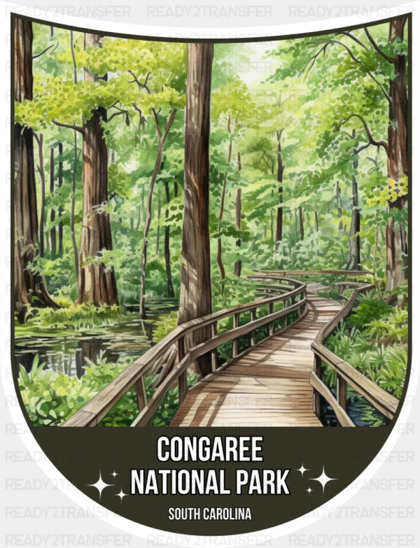 Congaree National Park South Carolina - National Parks DTF Transfer