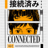 Connected - Anime DTF Transfers - Adult Unisex - S & M (10’’) / Dark Color Design (See Imaging)