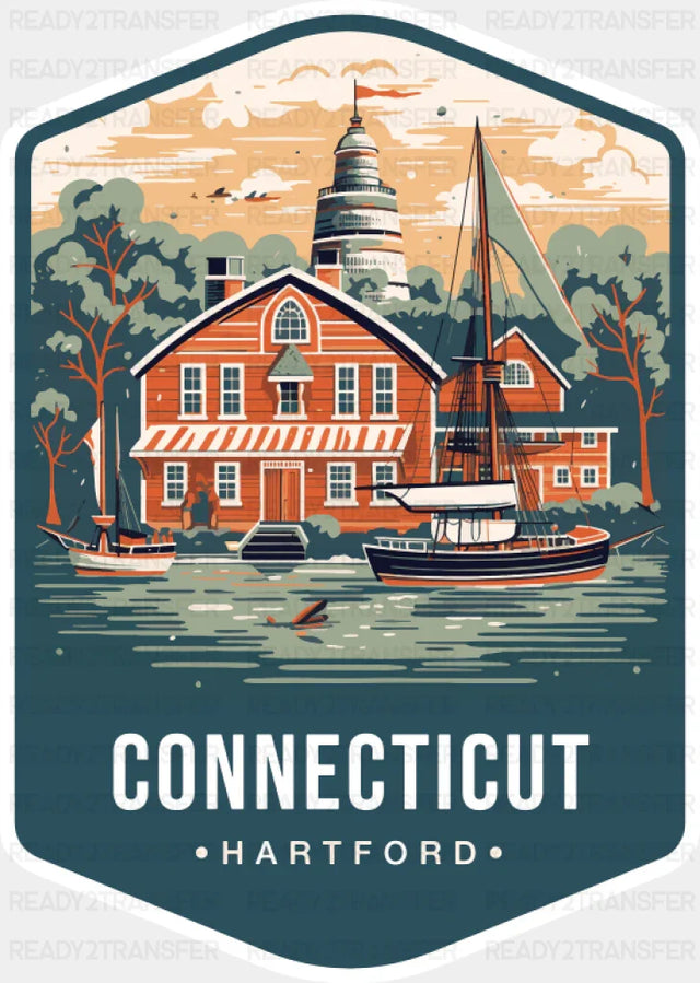 Connecticut Hartford - States & Cities DTF Transfer