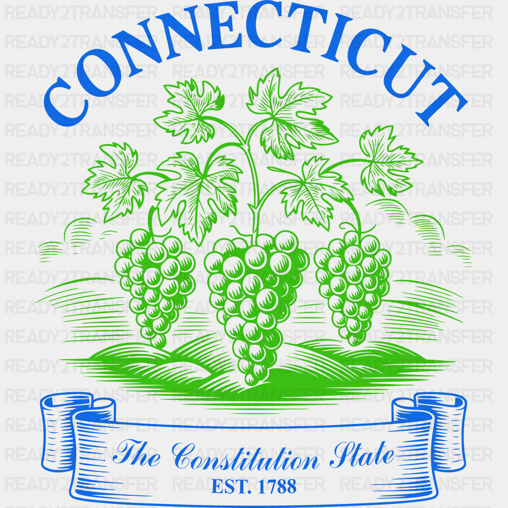 Connecticut The Constitution State - States & Cities DTF Transfer ready2transfer