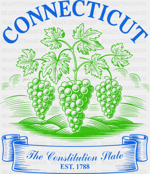 Connecticut The Constitution State - States & Cities DTF Transfer