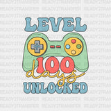 Console Game Level Unlocked Dtf Transfer