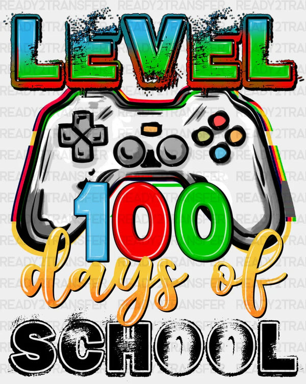 CONSOLE LEVEL 100 DAYS OF SCHOOL DTF Transfer