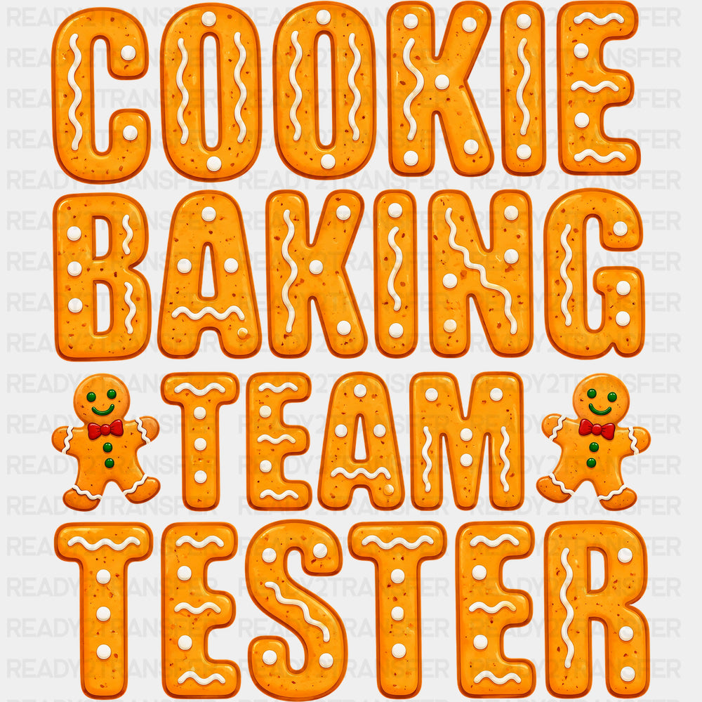 Cookie Baking Team Tester - Baking DTF Transfers