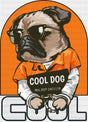 Cool Dog Mugshot - Dogs DTF Transfer