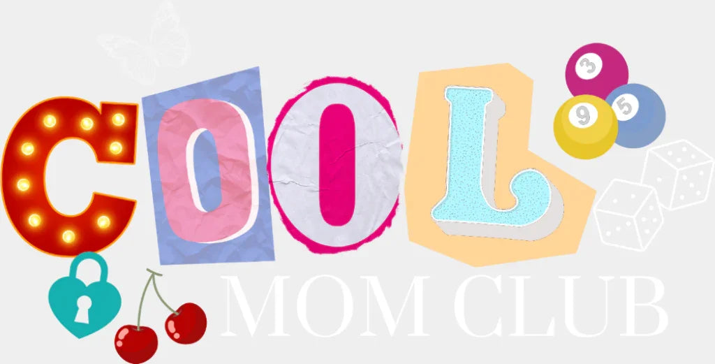 Cool Mom Club Vintage Design - Mother’s Day DTF Transfer Adult Unisex - S & M (10’’) / Light Color Design (See Imaging)