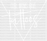 Cool Moms Have Tattoos Dtf Transfer