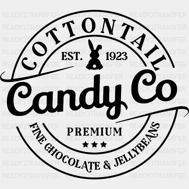 Cottontail Candy Co. Easter Dtf Heat Transfer Design