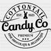 Cottontail Candy Co. Easter DTF Heat Transfer, Easter Design ready2transfer Black