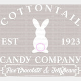 Cottontail Candy Company Easter DTF Heat Transfer, Easter Design - ready2transfer