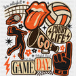 Court Life, Game Day, Go! - Volleyball DTF Transfers ready2transfer Dark Color Design (See Imaging)