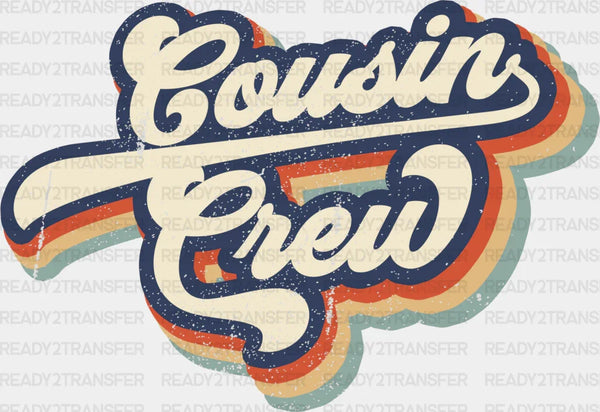 Cousin Crew Colorful Design - Cousins DTF heat transfer