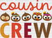 Cousin CREW DTF Transfer ready2transfer Black