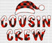 Cousin Crew x Christmas DTF Transfer ready2transfer White