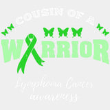 Cousin Of A Warrior Butterflies - Lymphoma DTF Transfers Adult Unisex - S & M (10’’) / Light Color Design (See Imaging)