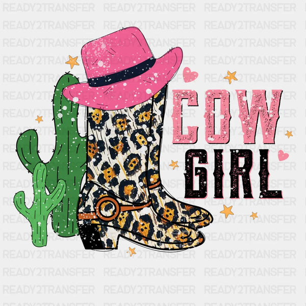 COW GIRL BOOTS TX DTF Transfer