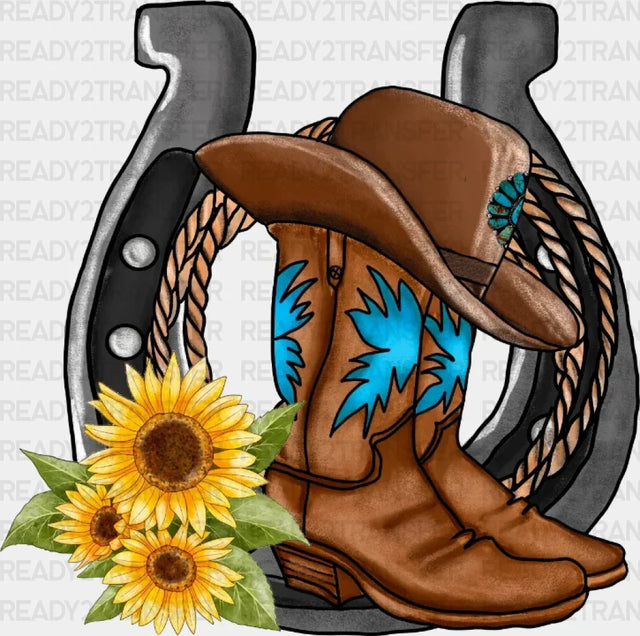 Cowboy Boots Dtf Transfer