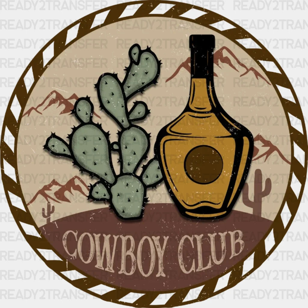Cowboy Club Dtf Transfer
