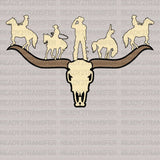 COWBOY ON BULL DTF Transfer ready2transfer