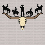 COWBOY ON BULL DTF Transfer ready2transfer