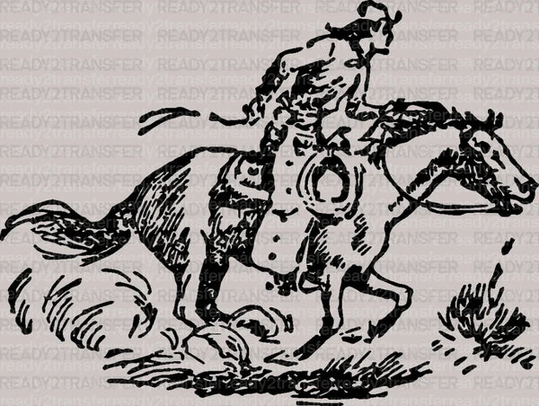 COWBOY RODEO DTF Transfer