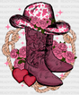 Cowgirl Boots Design Dtf Transfer