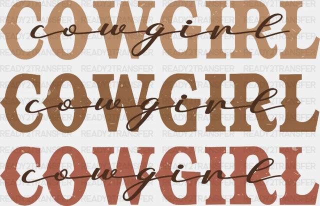 Cowgirl Dtf Transfer
