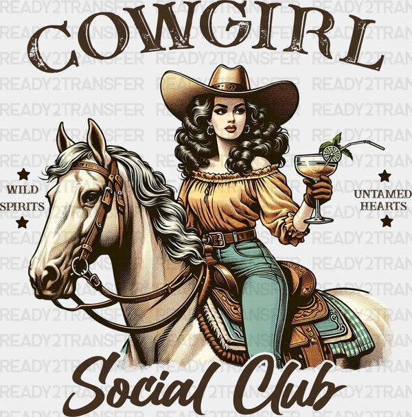 Cowgirl Social Club Design - Cowgirl DTF Transfers