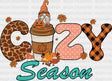 Cozy Season Pumpkin Drink - Fall Dtf Transfer Adult Unisex S & M (10’’) / Dark Color Design
