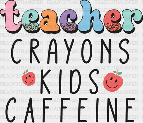 Crayons Kids Caffeine Dtf Transfer