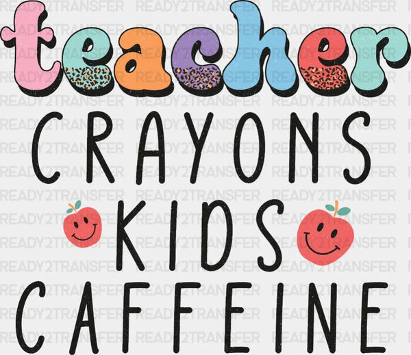 CRAYONS KIDS CAFFEINE DTF Transfer