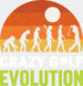 Crazy Golf Evolution - Golf DTF Heat Transfer ready2transfer White