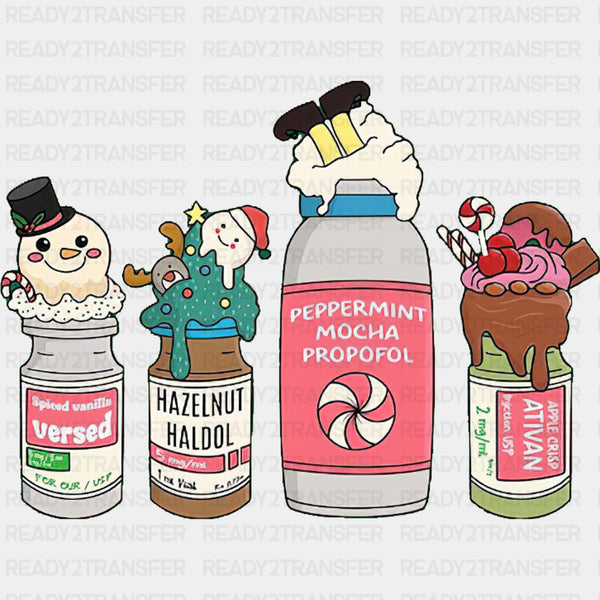 CRNA Drinks - CRNA Nurse DTF Transfers