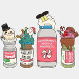 CRNA Drinks - CRNA Nurse DTF Transfers ready2transfer Light Color Design (See Imaging)