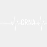 CRNA Heartbeat - CRNA Nurse DTF Transfers ready2transfer Light Color Design (See Imaging)
