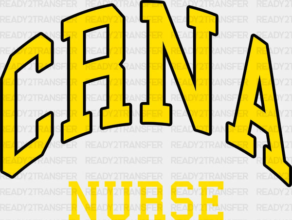 CRNA Nurse Design - CRNA DTF Transfers
