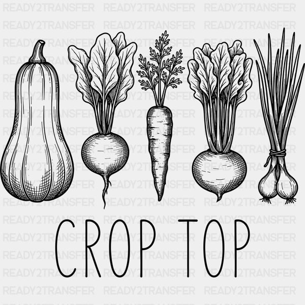 Crop Top - Gardening DTF Transfers